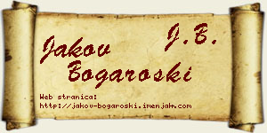 Jakov Bogaroški vizit kartica